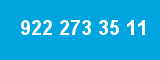 922 273 35 11 922 273 35 11